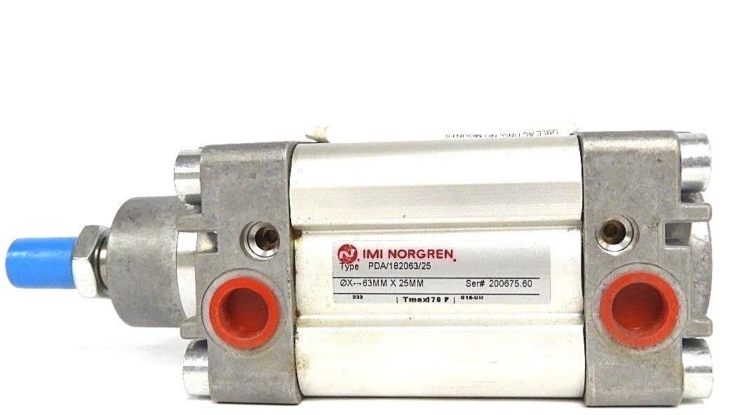 NEW NORGREN PDA/182063/25 AIR CYLINDER 63MM BORE, 25MM STROKE, DOUBLE ACTING