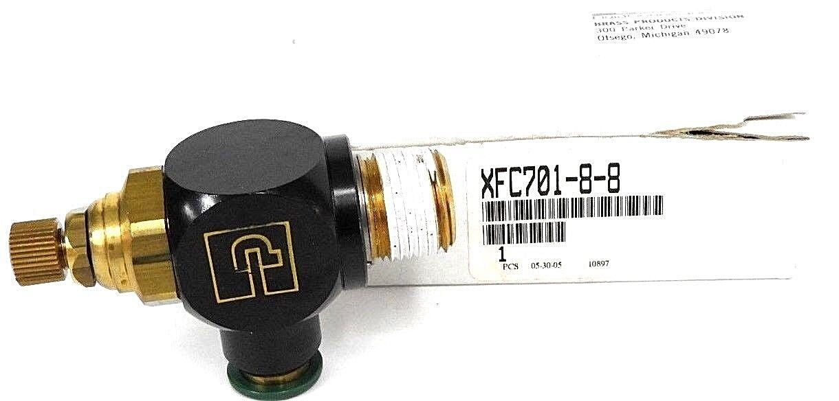 NIB PARKER XFC701-8-8 BRASS CONTROL VALVE XFC70188