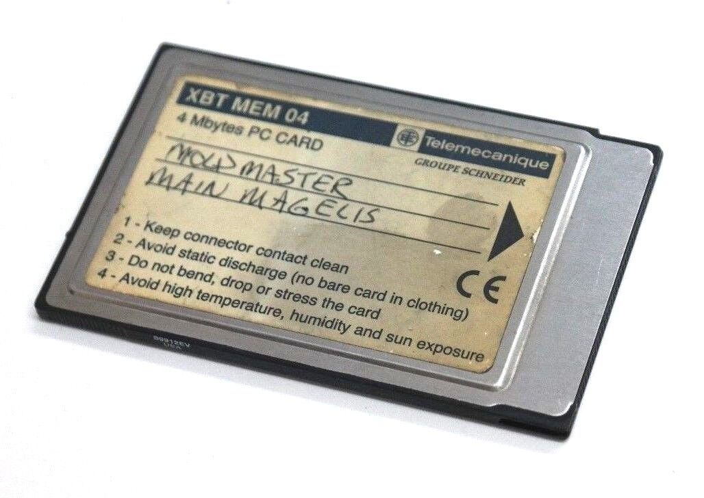 TELEMECANIQUE XBT-MEM-04 4MB FLASH MEMORY PC CARD SDP3B-4-446, 617253D, XBTMEM04