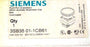 NIB SIEMENS 3SB35-01-1CB61 ILLUMINATED PUSH BUTTON RED 3SB35011CB61