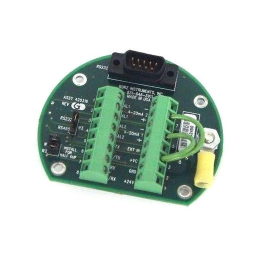 NEW KURZ INSTRUMENTS ASSY 420316 REV G CITCUIT BOARD FAB NO. 420315 REV C