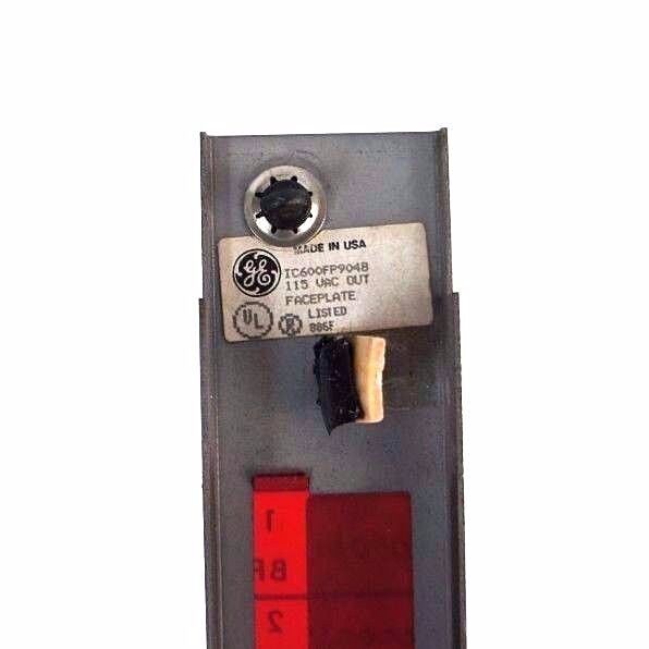 GE FANUC IC600FP904B FACE PLATE FOR 115VAC OUTPUT MODULE SERIES 6