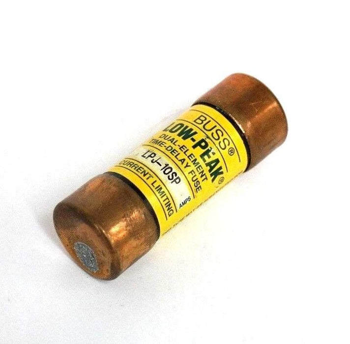 LOT OF 16 BUSS LPJ-10SP TIME-DELAY FUSES 10A, 600V, LPJ10SP