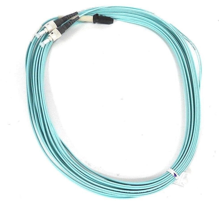 NEW LOTDAMMTNST MTRJ/ST 50/125 DUPLEX PVC LZR OPT AQ FIBER OPTIC CABLE