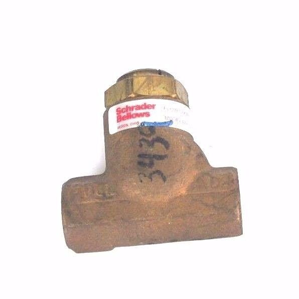 NEW SCHRADER BELLOWS 32500419 CONTROL VALVE 1/2" NPT, 250PSIG