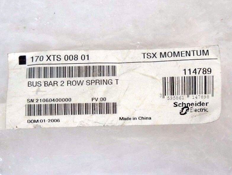 NEW SCHNEIDER ELECTRIC 170XTS00801 BUS BAR 2 ROW SPRING TERMINAL