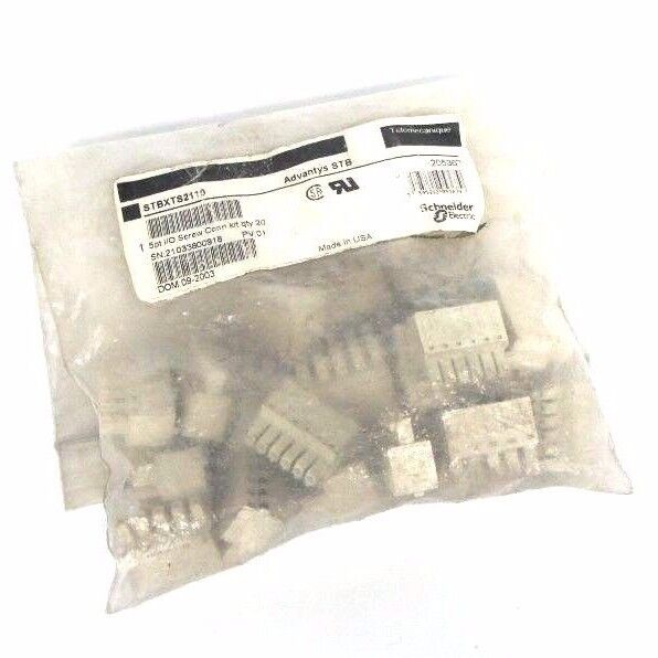 LOT OF 26 NEW TELEMECANIQUE STBXTS2110 5PT I/O SCREW CONNECTORS