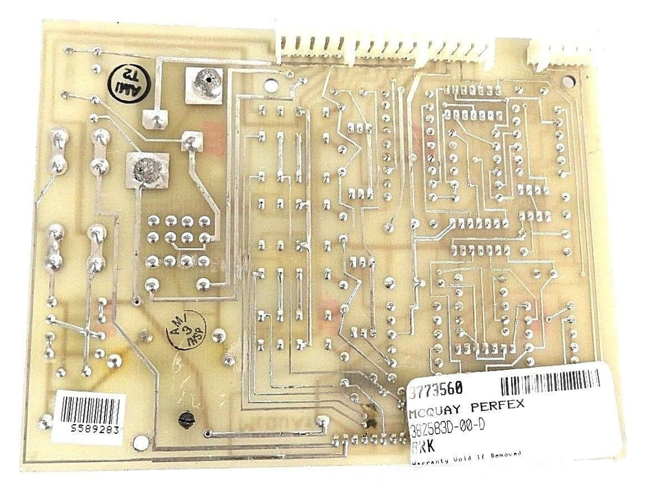 MCQUAY PERFEX 382583D-00-D REGULATOR BOARD PC