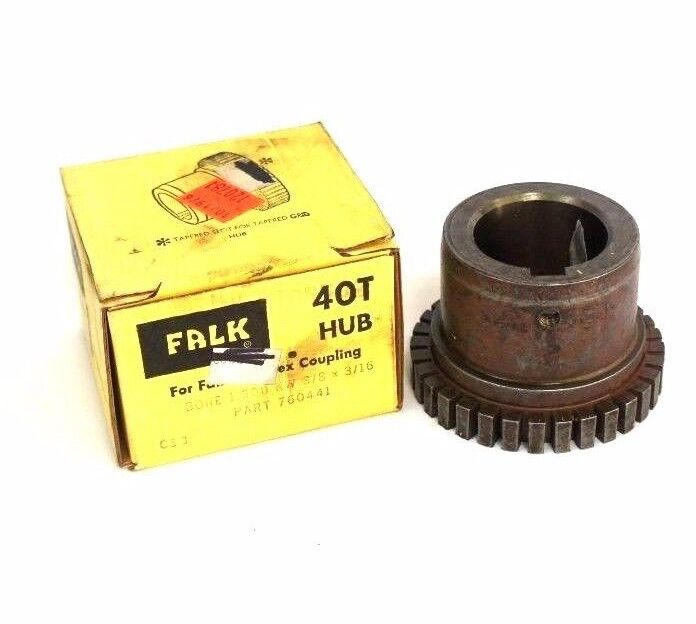 NIB FALK 760441 STEELFLEX COUPLING 40T HUB 1.500" BORE