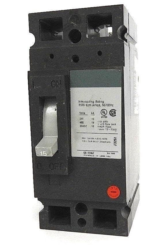 GENERAL ELECTRIC TEB122015 CIRCUIT BREAKER 15AMP 2POLE 240VAC