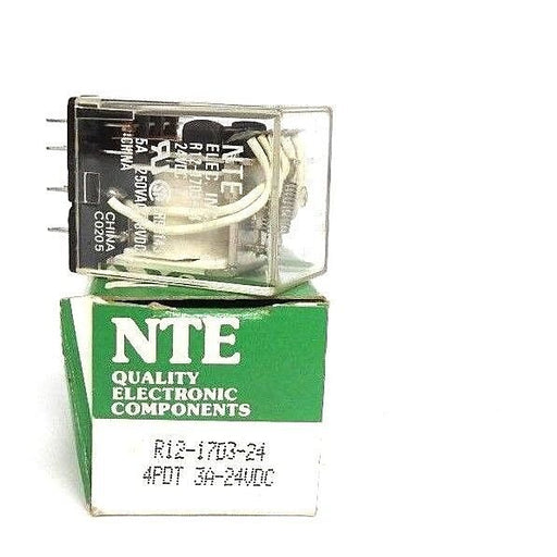 NIB NTE R12-1703-24 RELAY 3AMP-24VDC, R12170324
