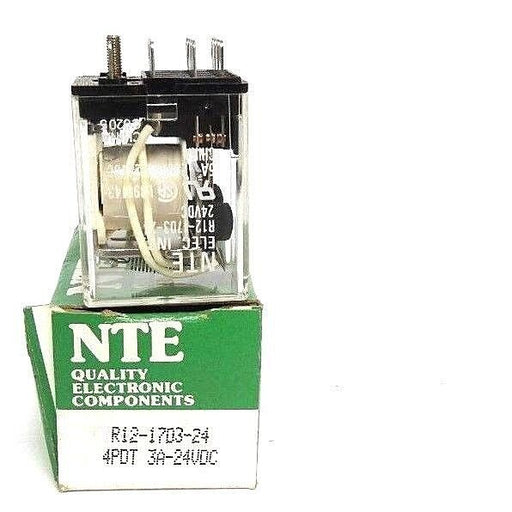 NIB NTE R12-1703-24 RELAY 3AMP-24VDC, R12170324