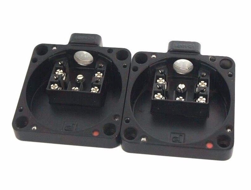 LOT OF 2 NEW PEPPERL FUCHS NCN50-FP-W-P4 SENOR BASES 182960 1/2" NPT