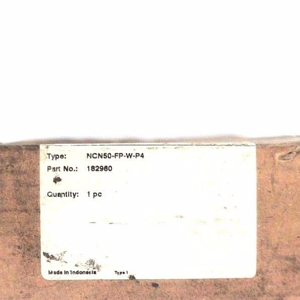 LOT OF 2 NEW PEPPERL FUCHS NCN50-FP-W-P4 SENOR BASES 182960 1/2" NPT