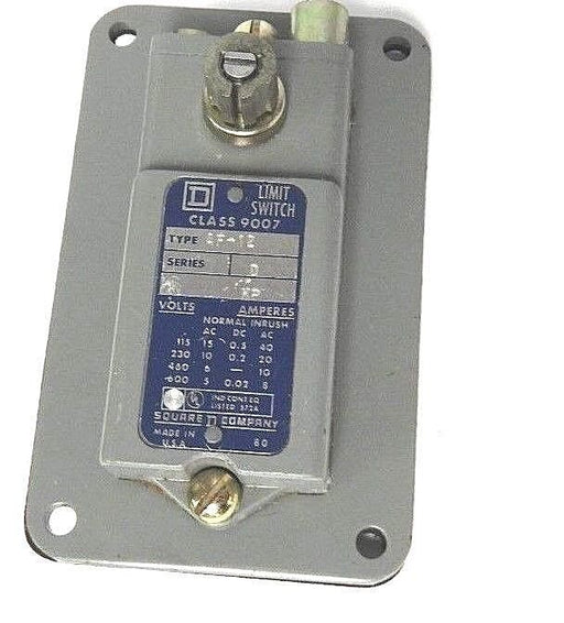 NEW SQUARE D 9007-AF-12 LIMIT SWITCH 9007AF12, SER. D