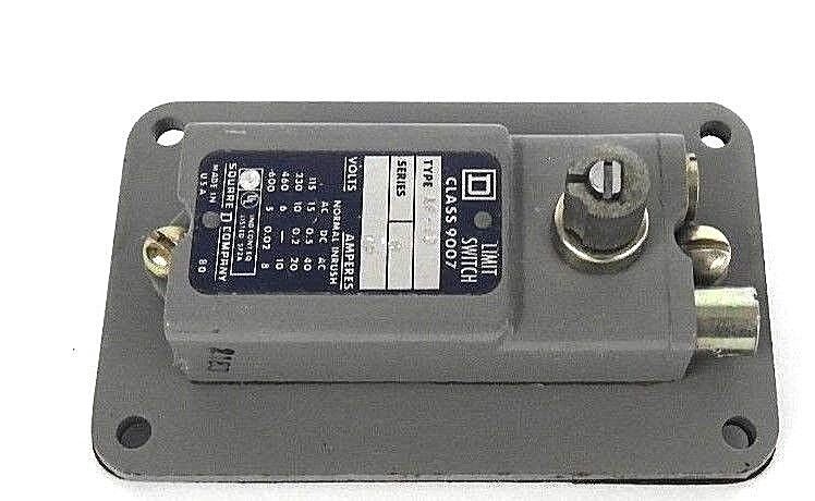 NEW SQUARE D 9007-AF-12 LIMIT SWITCH 9007AF12, SER. D