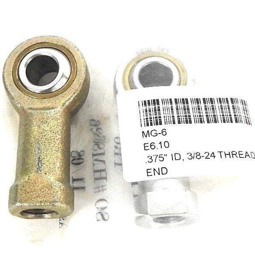 LOT OF 2 NEW HEIM HF6 ROD END 3/8IN BORE METAL FEMALE, SPHERCO TR6, HM80626