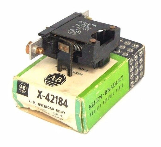 NIB ALLEN BRADLEY X-42184 R.H. OVERLOAD RELAY X42184, SIZE 2