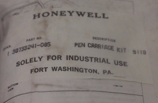 NEW HONEYWELL 30733241-005 PEN CARRIAGE KIT 9119, 30733241005