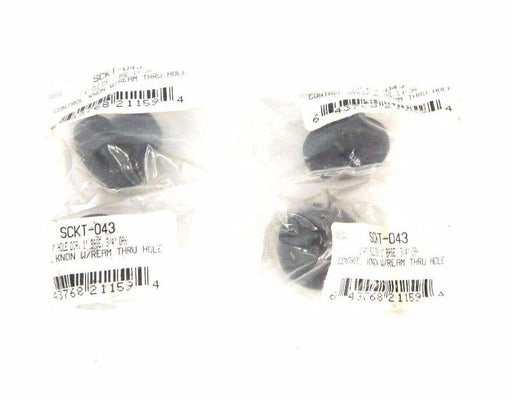 LOT OF 4 KNURLED CONTROL KNOB W/ REAM THRU HOLE SCKT-043