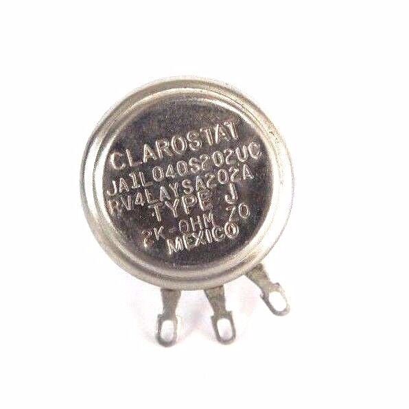 NIB CLAROSTAT JA1L040S202UC POTENTIOMETER 2.0K-OHM 10% TOLERANCE TYPE J