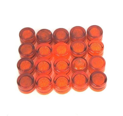 LOT OF 20 NEW ALLEN BRADLEY 800T-N42 AMBER LENS CAPS 800TN42