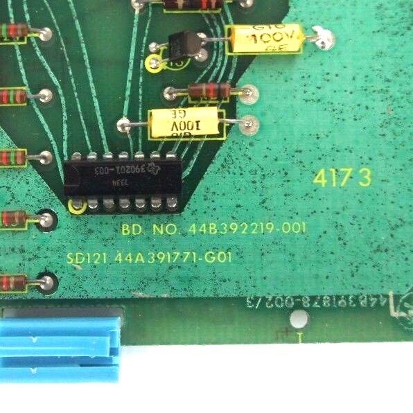 GENERAL ELECTRIC SD121 44A391771-G01 PC BOARD 44B392219-001, 44B391878-002/3