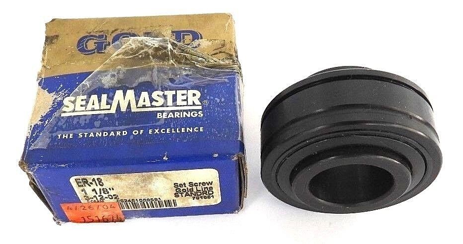 NIB EMERSON SEAL MASTER ER-18 BALL BEARING 1-1/8IN BORE 62MM OD 1-1/2IN WIDTH