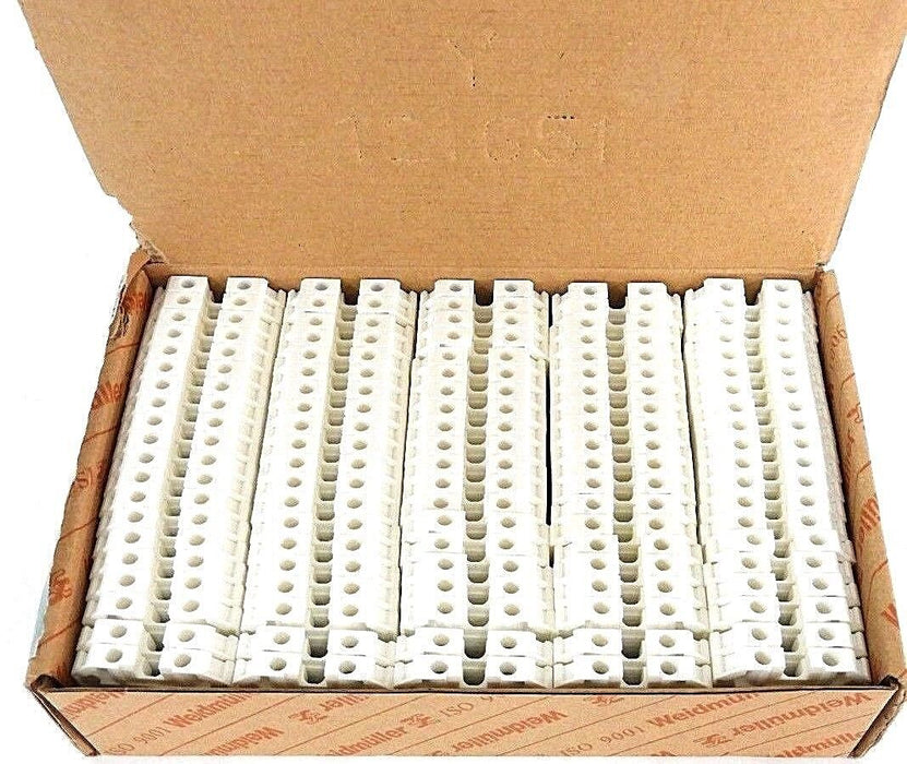 BOX OF 100 NEW WEIDMULLER 1773340000 SAK 4/EN WS, 600V 36A AWG 26 TO 10