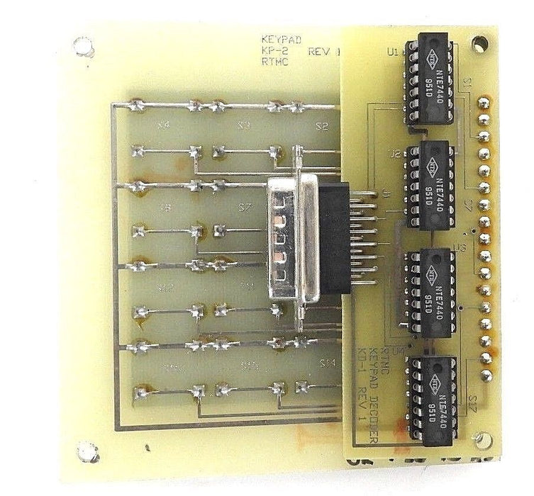 RTMC KP-2 KEYPAD REV. 1 W/ KD-1 KEYPAD DECODER REV. 1