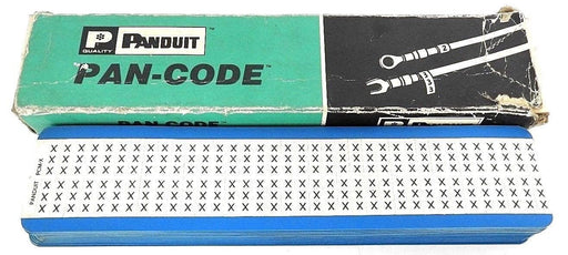 BOX OF 23 NEW PANDUIT PCM-X PRE-PRINTED WM CARD VINYL CLOTH