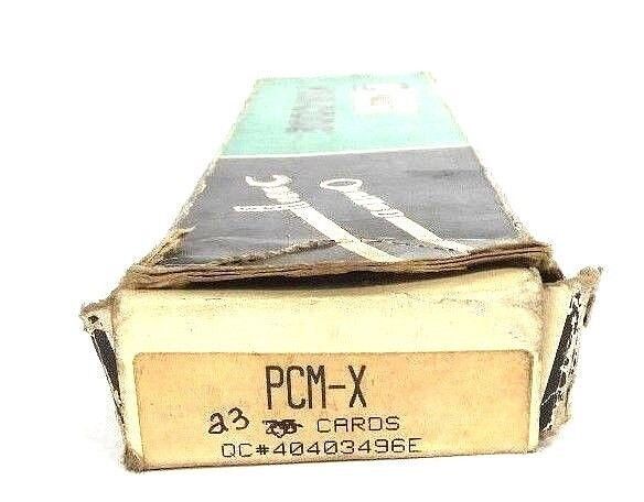 BOX OF 23 NEW PANDUIT PCM-X PRE-PRINTED WM CARD VINYL CLOTH