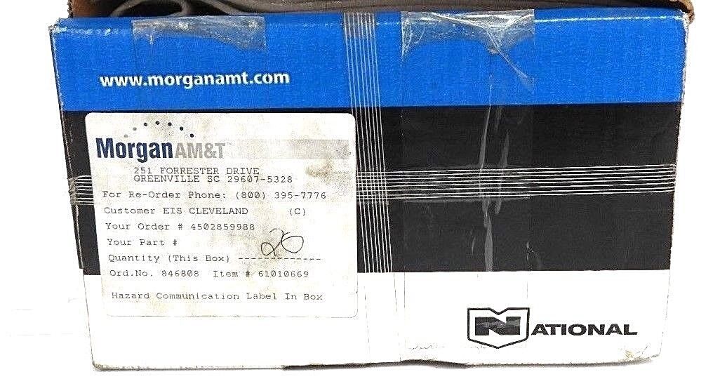 CASE OF 19 NEW NATIONAL 61010669 CARBON BRUSHES