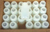 CASE OF 24 LAB SAFETY SUPPLY 25112-2 CLEAR 8 OZ PRECLEANED PREMIER HDPE BOTTLES