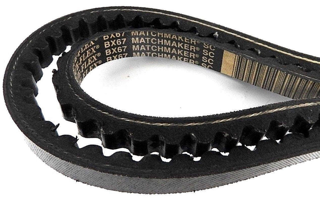 LOT OF 2 NEW GOODYEAR BX67 TORQUE-FLEX MATCHMAKER BELTS