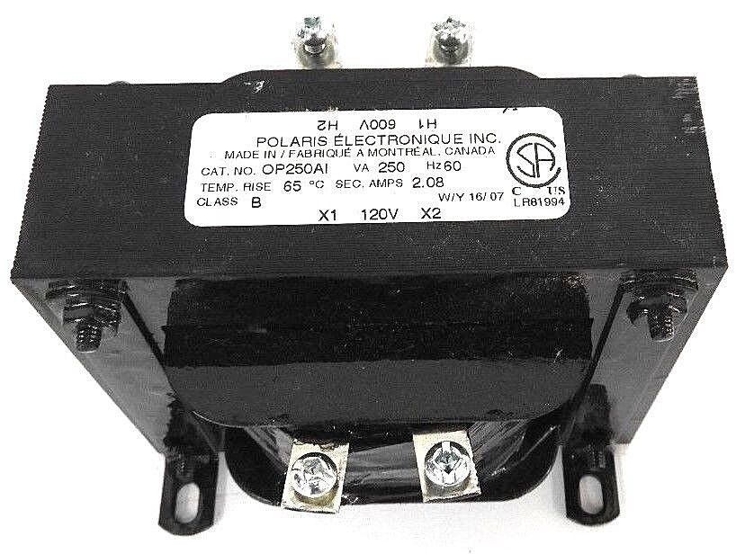 NEW POLARIS ELECTRONIQUE OP250AI CLASS B CONTROL TRANSFORMER