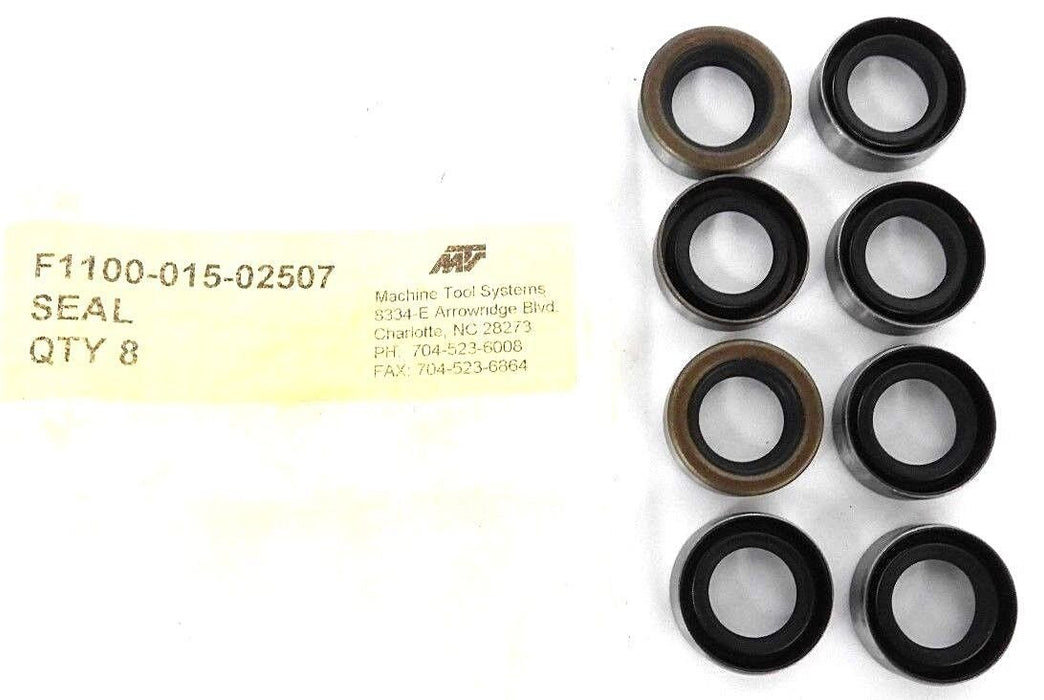 LOT OF 8 NEW MACHINE TOOL SYSTEMS F1100-015-02507 SEALS