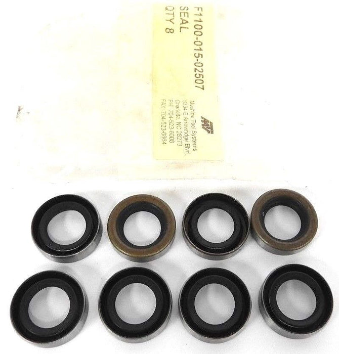LOT OF 8 NEW MACHINE TOOL SYSTEMS F1100-015-02507 SEALS