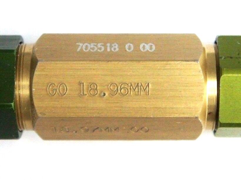 GENERIC 705519-0-00 PLUG GAGE 18.96MM, 18.97MM, 705519000