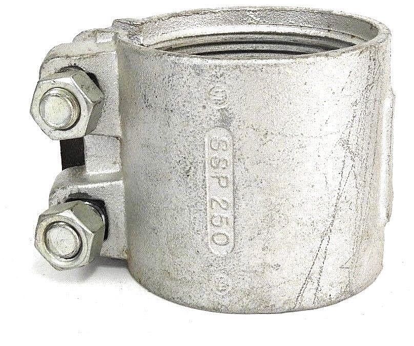 LOT OF 3 NEW OZ GEDNEY 2-1/2" SPLIT RIGID COUPLINGS SSP 250