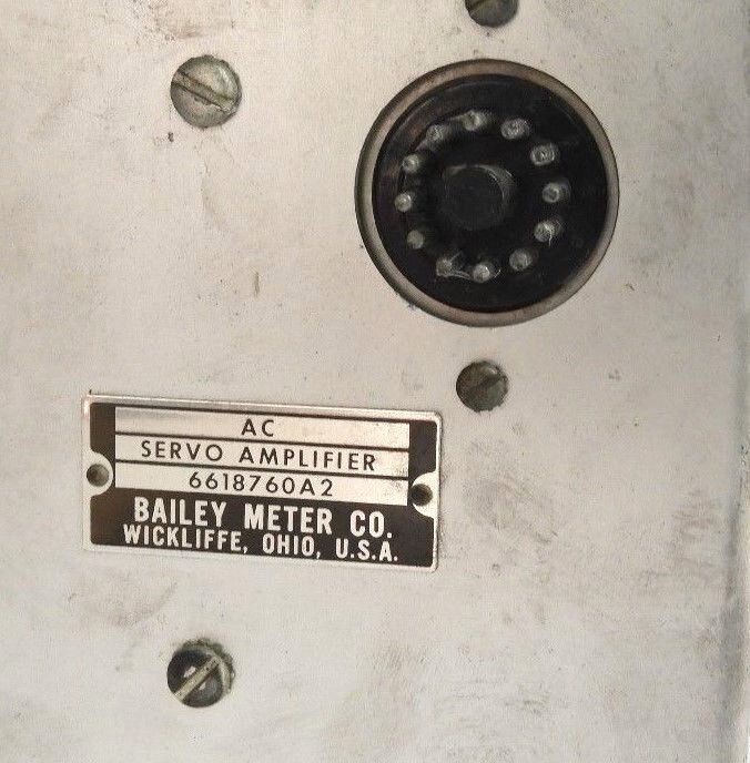 BAILEY METER CO. 6618760A2 AC SERVO AMPLIFIER