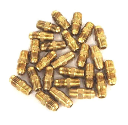 LOT OF 25 NEW EATON 3/8" NPT MALE X 3/8" SAE MALE ADAPTERS