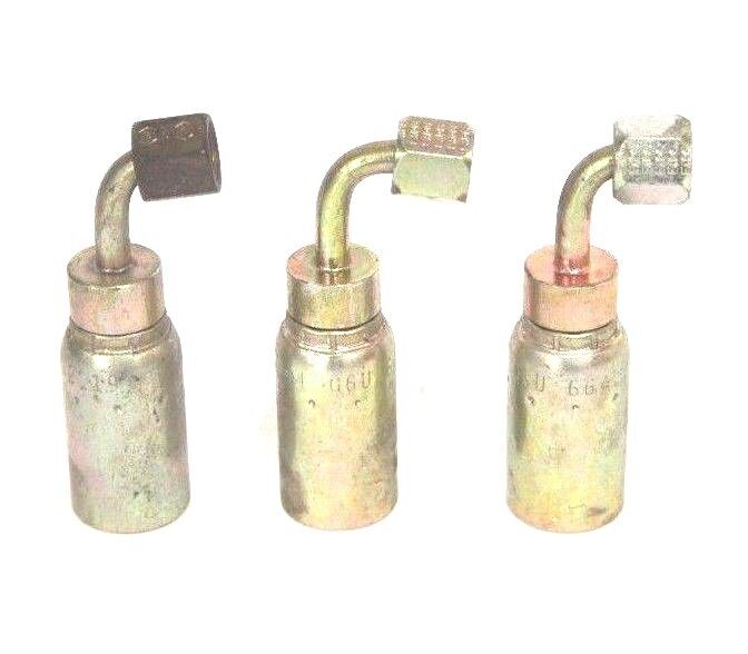 LOT OF 3 NEW EATON 06U-664 HOSE END CRIMP FITTINGS 06U664