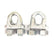 LOT OF 2 NEW 7/8" FORGED WIRE ROPE CLIP CABLE CLAMPS FE