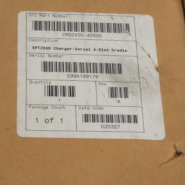 NIB SYMBOL SPT2X00 SERIAL 4-SLOT CHARGING CRADLE CRD2X00-4000S