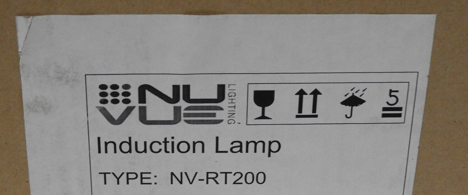 NEW NU VUE NV-RT200 ROUND TUBULAR INDUCTION LAMP 200 WATTS, 16000-170000 LUMENS