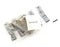 LOT OF 3 NEW ITT CANNON DA-121-073-50 SUB BACKSHELL CONNECTOR