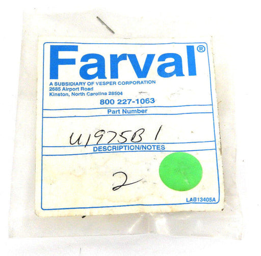 BAG OF 2 NEW FARVAL VESPER U-1975-B1 CHECK VALVES U1975B1