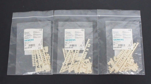 LOT OF 3 NEW SIEMENS 8WA8-848-0AE LABEL MARKER NUMBER 5 TOTAL 300