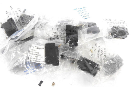 LOT OF 16 NEW ITT CANNON 051211-0000 CONNECTORS D-SUB BACKSHELL SIZE DA51211